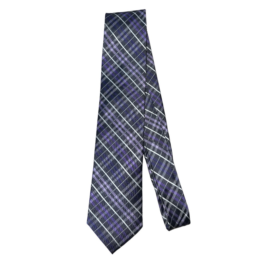 Pronto Uomo Couture Plaid Neck Tie